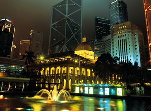 香港维多利亚的迷人夜景