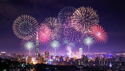 香港城市的冬日风情